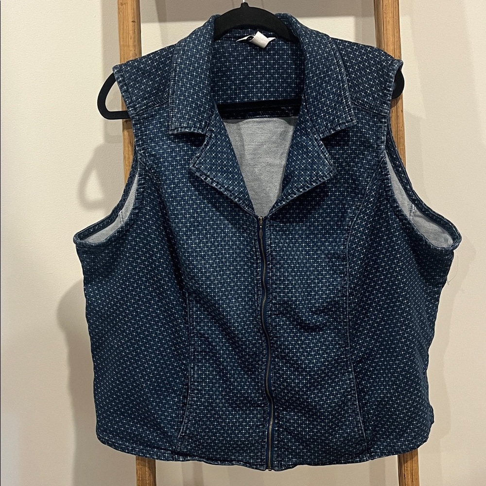 CJ Banks Denim Vest